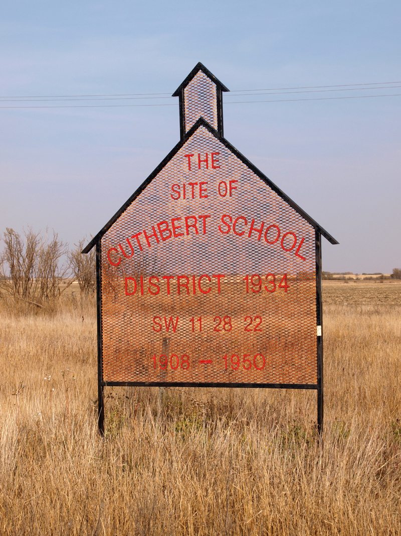 Cuthbert School District 1934, 1908-1950, southwest section 11 township 28 range 22 west of the 2 meridian, Cuthbert Southwest section 22 township 26 range 29 west of the third meridian, Nokomis southeast section 27 township 29 range 22 west of the second meridian,      - Saskatchewan Gen Web